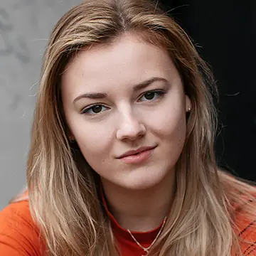 Portraitfoto der Schauspielerin Melissa Lambert, IAF Absolventin 2021
